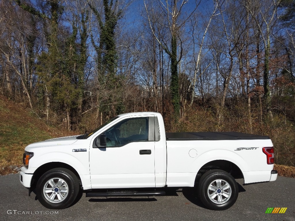 Oxford White 2018 Ford F150 XLT Regular Cab Exterior Photo #143441145