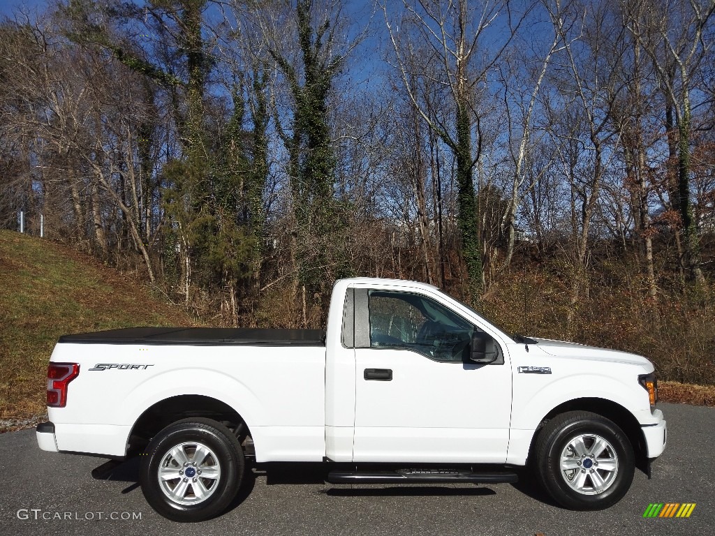 Oxford White 2018 Ford F150 XLT Regular Cab Exterior Photo #143441244