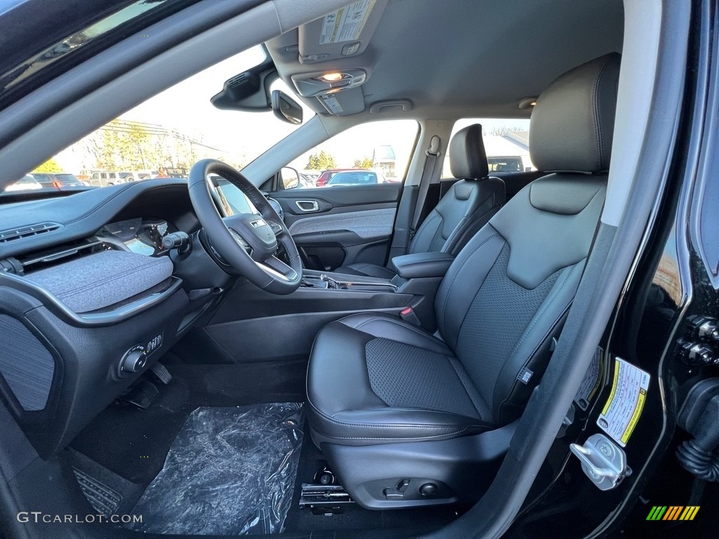 Black Interior 2022 Jeep Compass Latitude 4x4 Photo #143441520