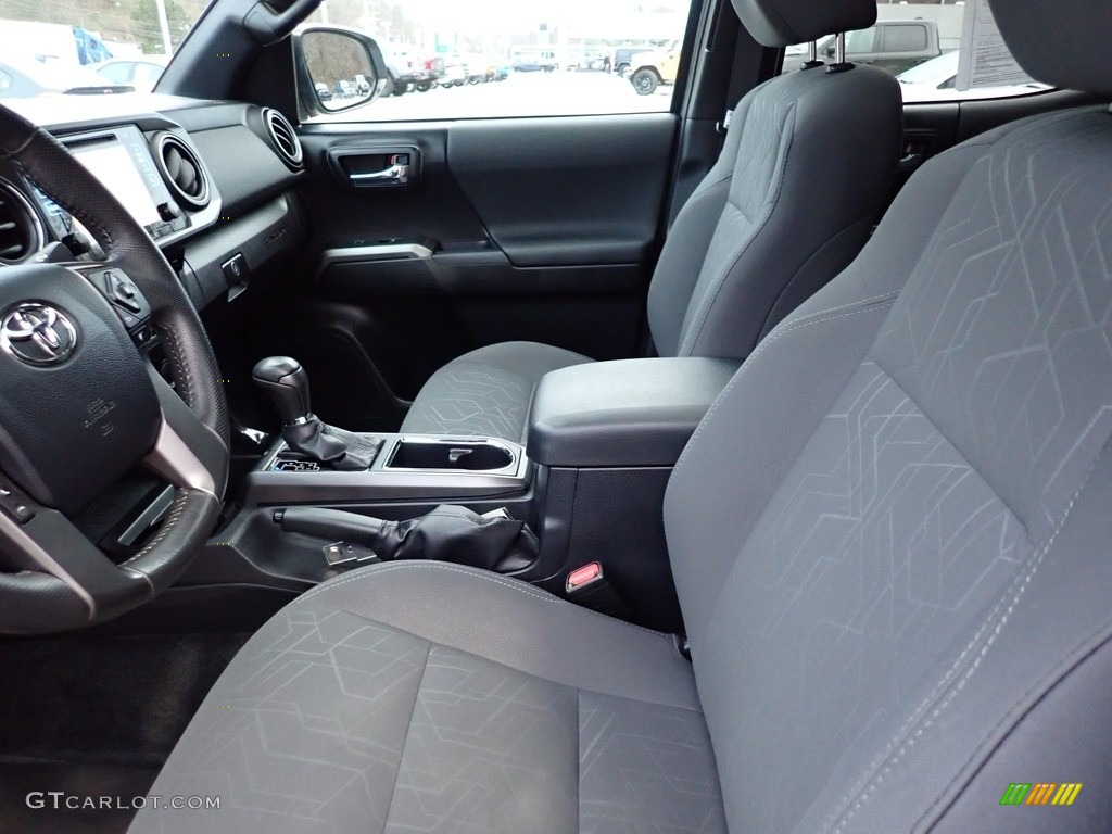 2017 Tacoma SR5 Double Cab 4x4 - Silver Sky Metallic / Black/Caramel photo #11