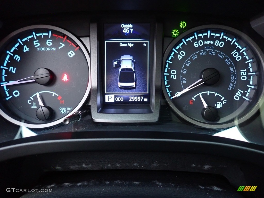 2017 Tacoma SR5 Double Cab 4x4 - Silver Sky Metallic / Black/Caramel photo #20