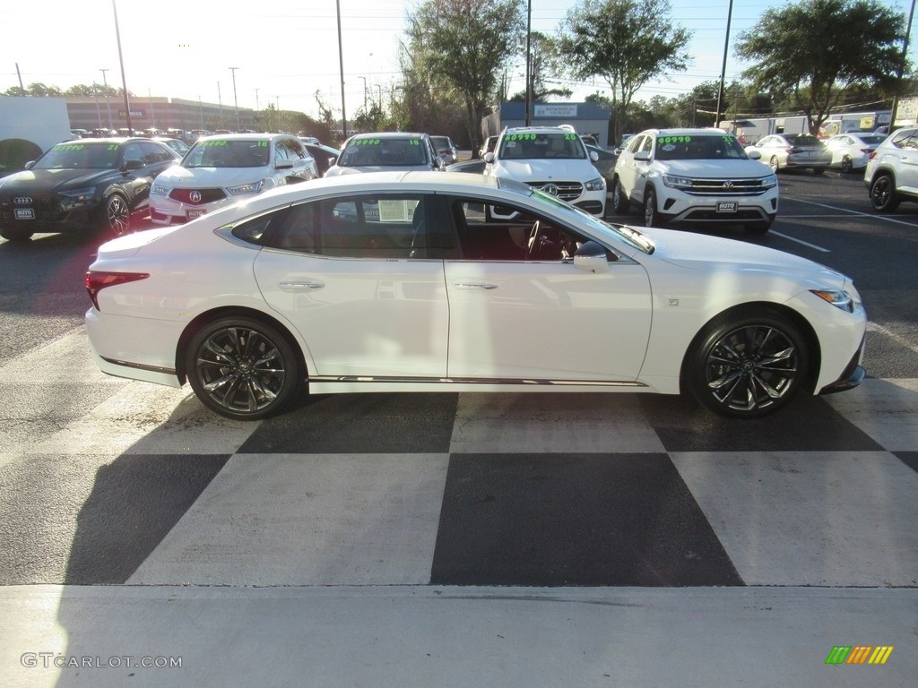 Ultra White 2021 Lexus LS 500 F Sport Exterior Photo #143442522