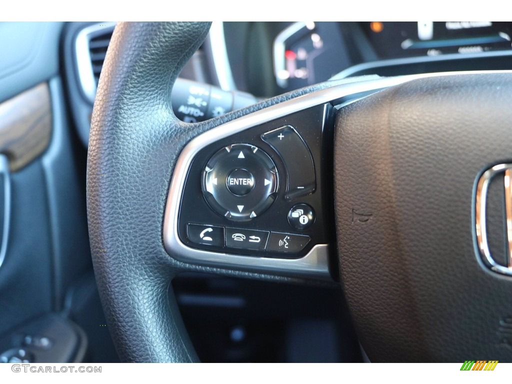 2022 Honda CR-V EX Black Steering Wheel Photo #143443575