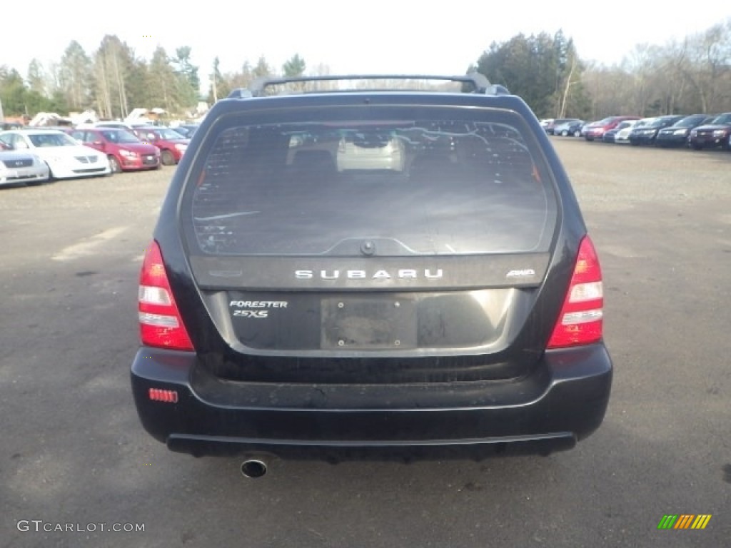 2004 Forester 2.5 XS - Java Black Pearl / Gray photo #5