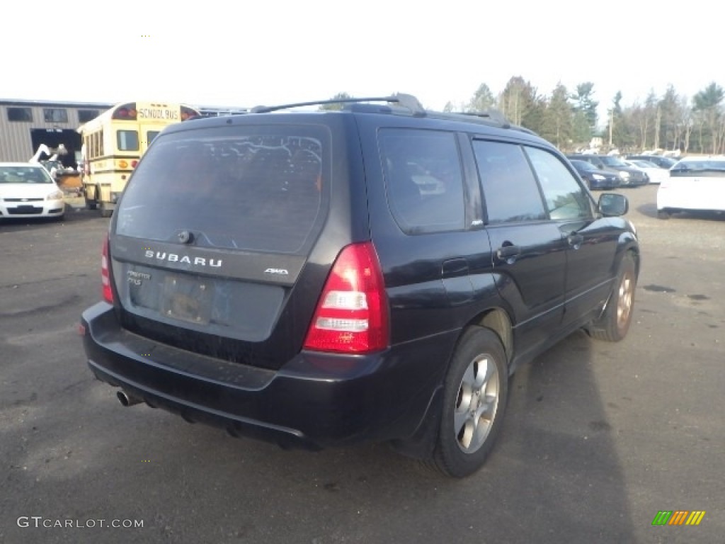 2004 Forester 2.5 XS - Java Black Pearl / Gray photo #6