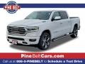 Ivory White Tri-Coat Pearl 2022 Ram 1500 Limited Longhorn Crew Cab 4x4