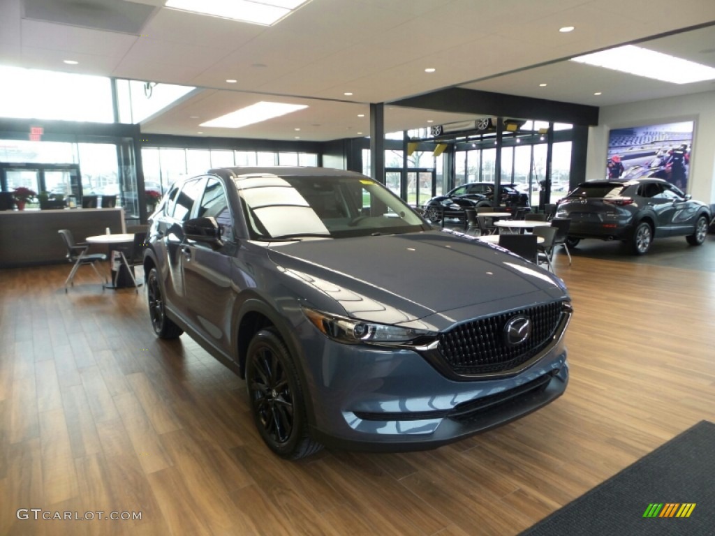 2021 CX-5 Carbon Edition AWD - Polymetal Gray / Red photo #1