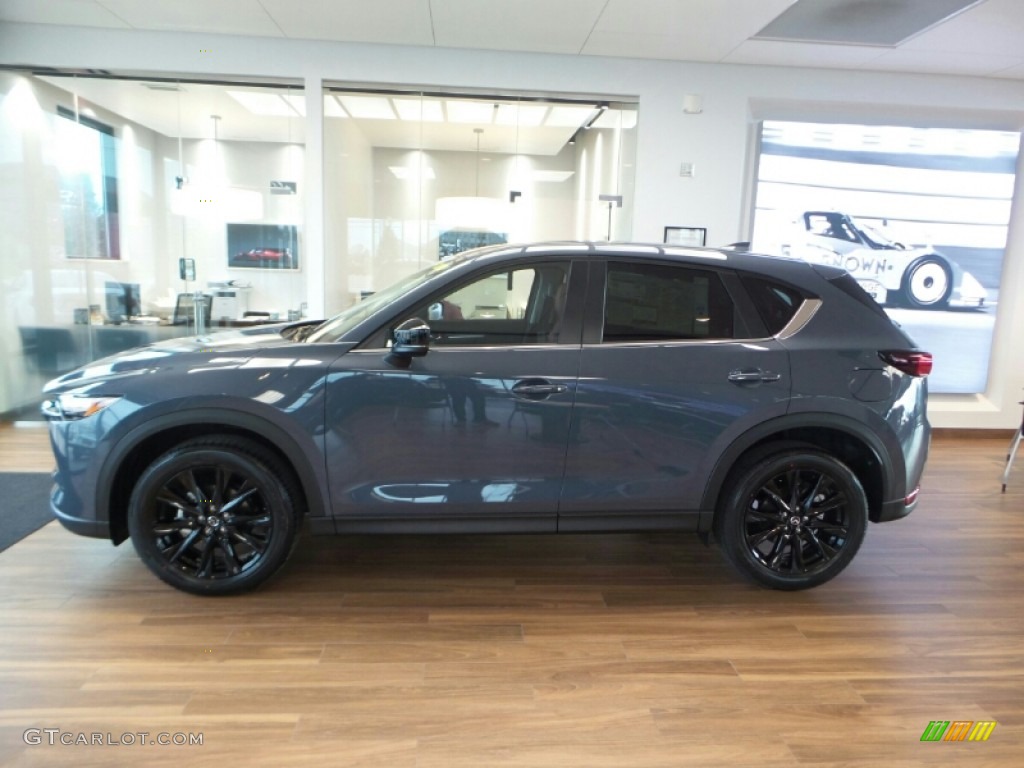 2021 CX-5 Carbon Edition AWD - Polymetal Gray / Red photo #6