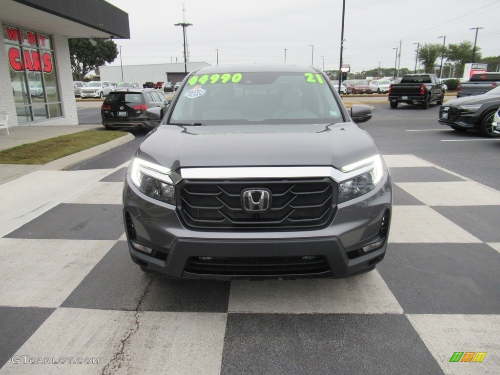 2021 Ridgeline RTL-E AWD - Pacific Pewter Metallic / Gray photo #2