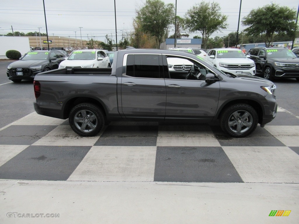 2021 Ridgeline RTL-E AWD - Pacific Pewter Metallic / Gray photo #3