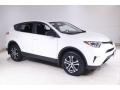 Super White 2018 Toyota RAV4 LE