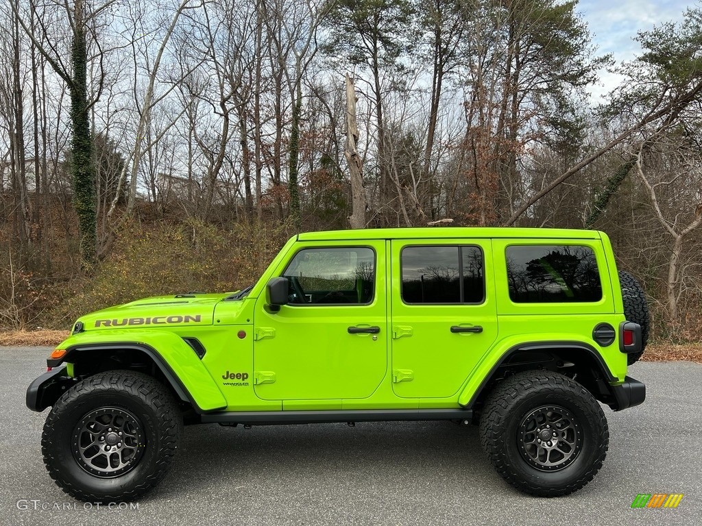 2021 Wrangler Unlimited Rubicon 4x4 - Limited Edition Gecko / Black photo #1