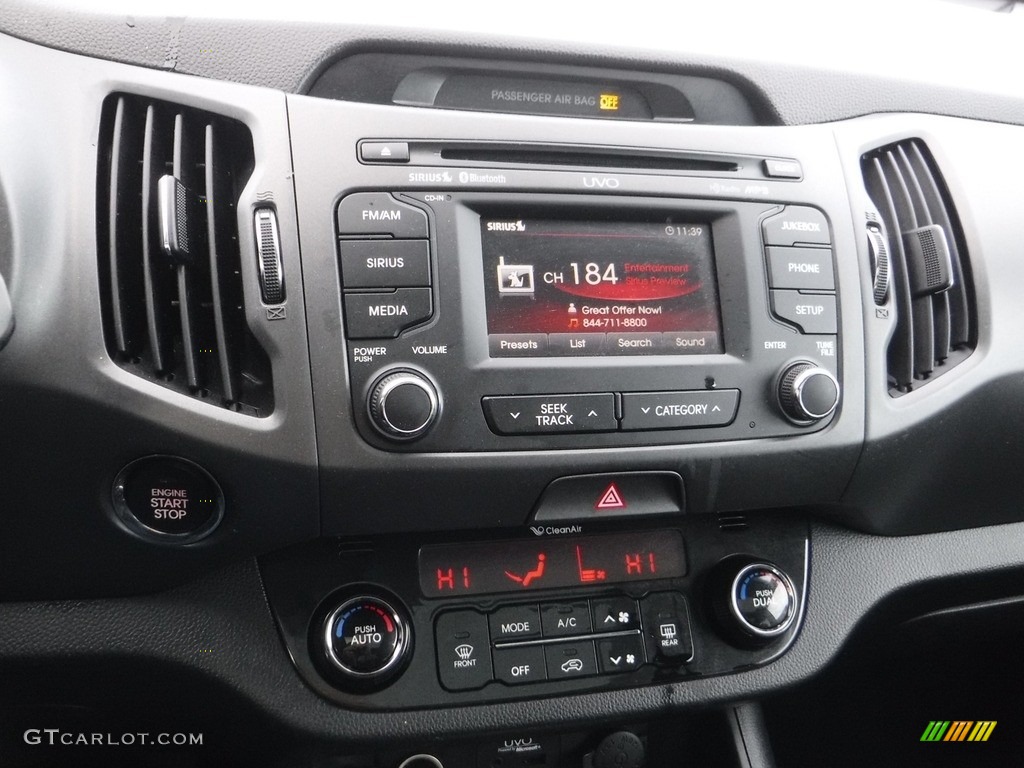 2012 Sportage EX - Signal Red / Black photo #20