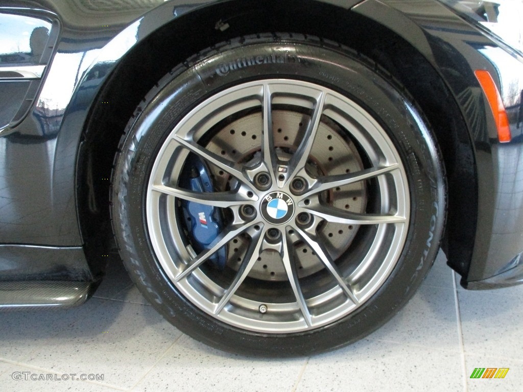 2018 M3 Sedan - Black Sapphire Metallic / Sakhir Orange/Black photo #5