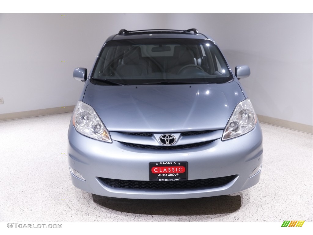 2010 Sienna XLE - Blue Mirage Metallic / Stone photo #2