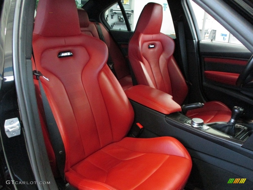 2018 M3 Sedan - Black Sapphire Metallic / Sakhir Orange/Black photo #20