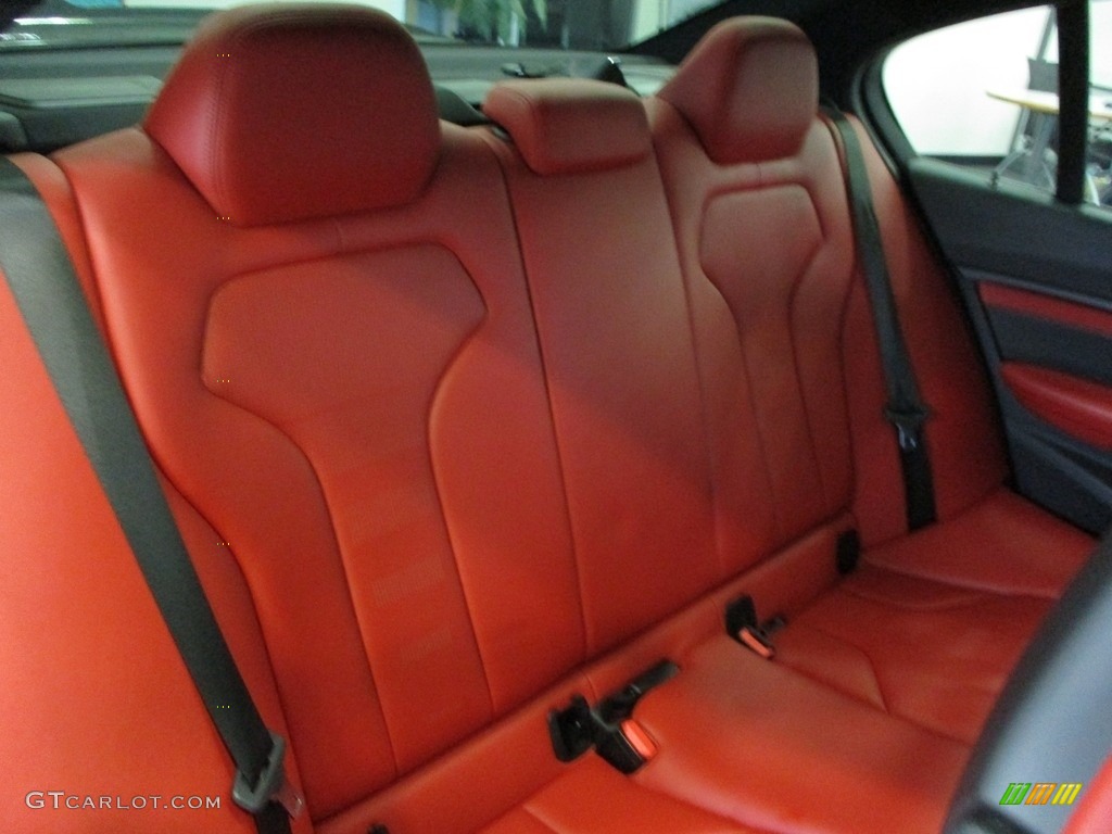 2018 M3 Sedan - Black Sapphire Metallic / Sakhir Orange/Black photo #24