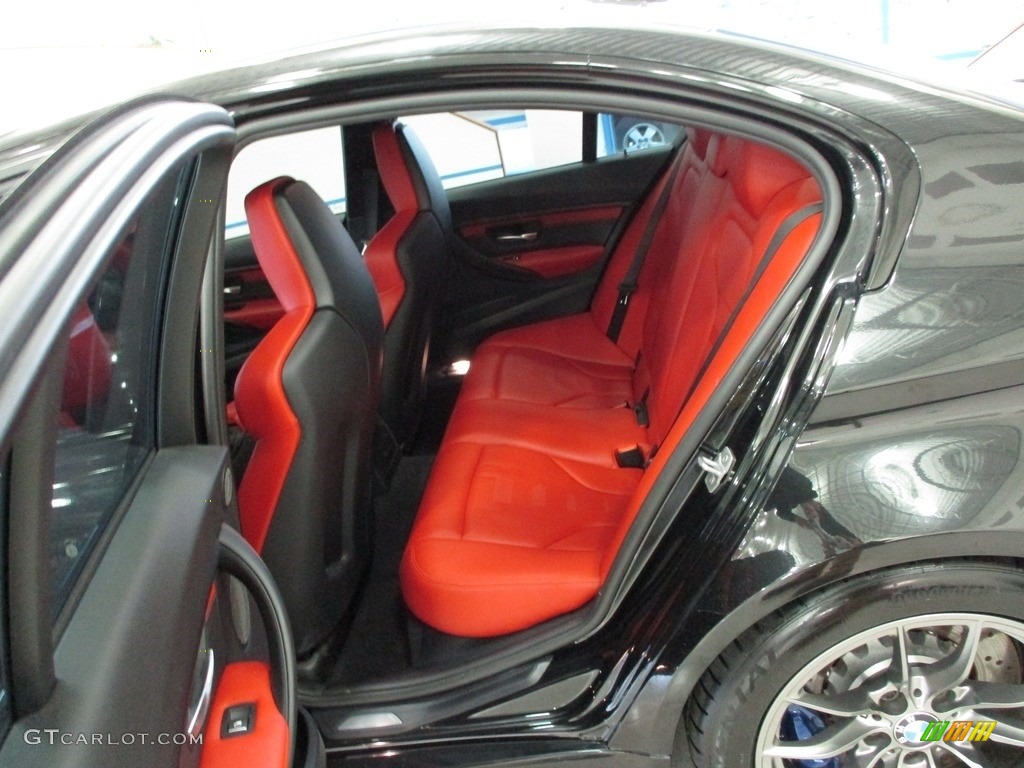 2018 M3 Sedan - Black Sapphire Metallic / Sakhir Orange/Black photo #26