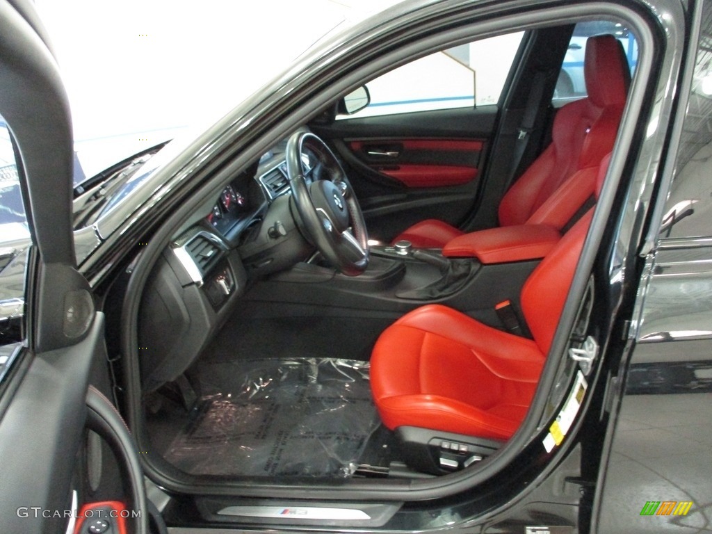 2018 M3 Sedan - Black Sapphire Metallic / Sakhir Orange/Black photo #29