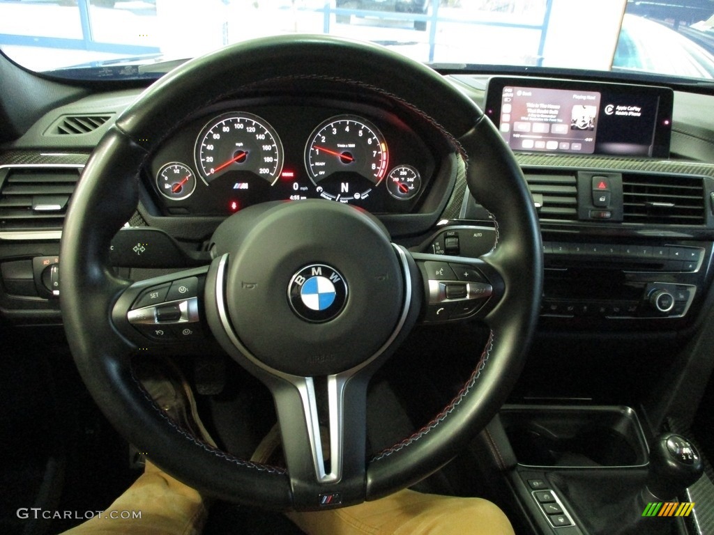 2018 M3 Sedan - Black Sapphire Metallic / Sakhir Orange/Black photo #32