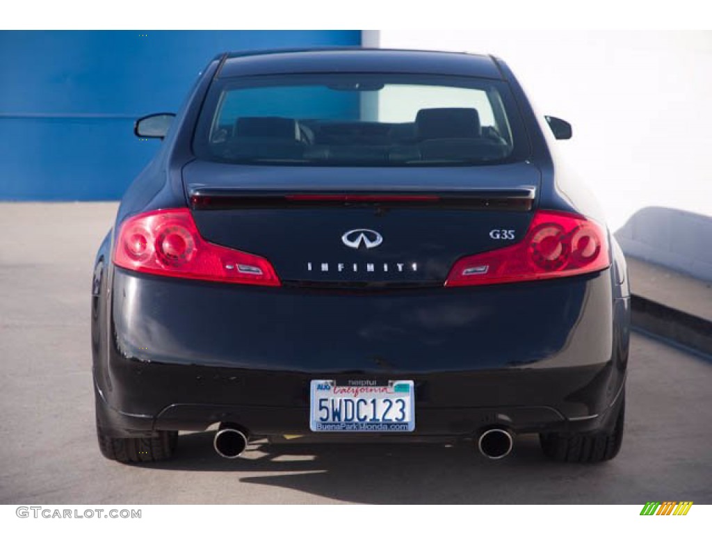 2006 G 35 Coupe - Black Obsidian / Graphite photo #11