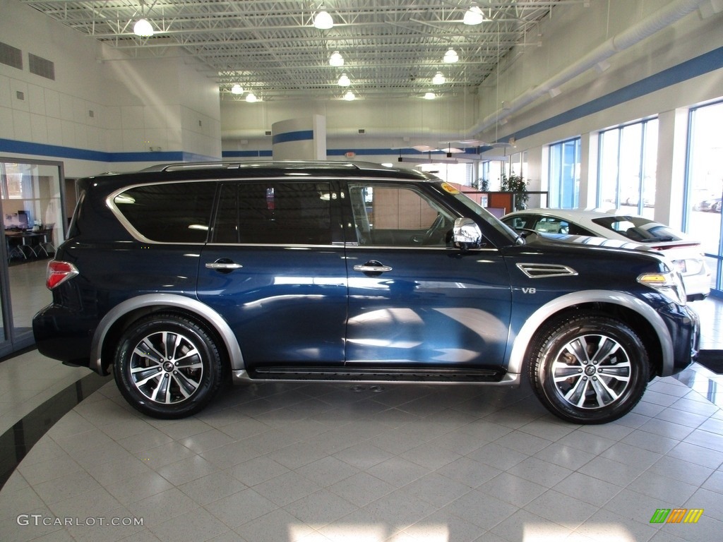 Hermosa Blue Pearl 2020 Nissan Armada SL 4x4 Exterior Photo #143446986