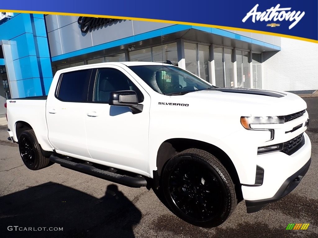 2021 Silverado 1500 RST Crew Cab 4x4 - Summit White / Jet Black photo #1