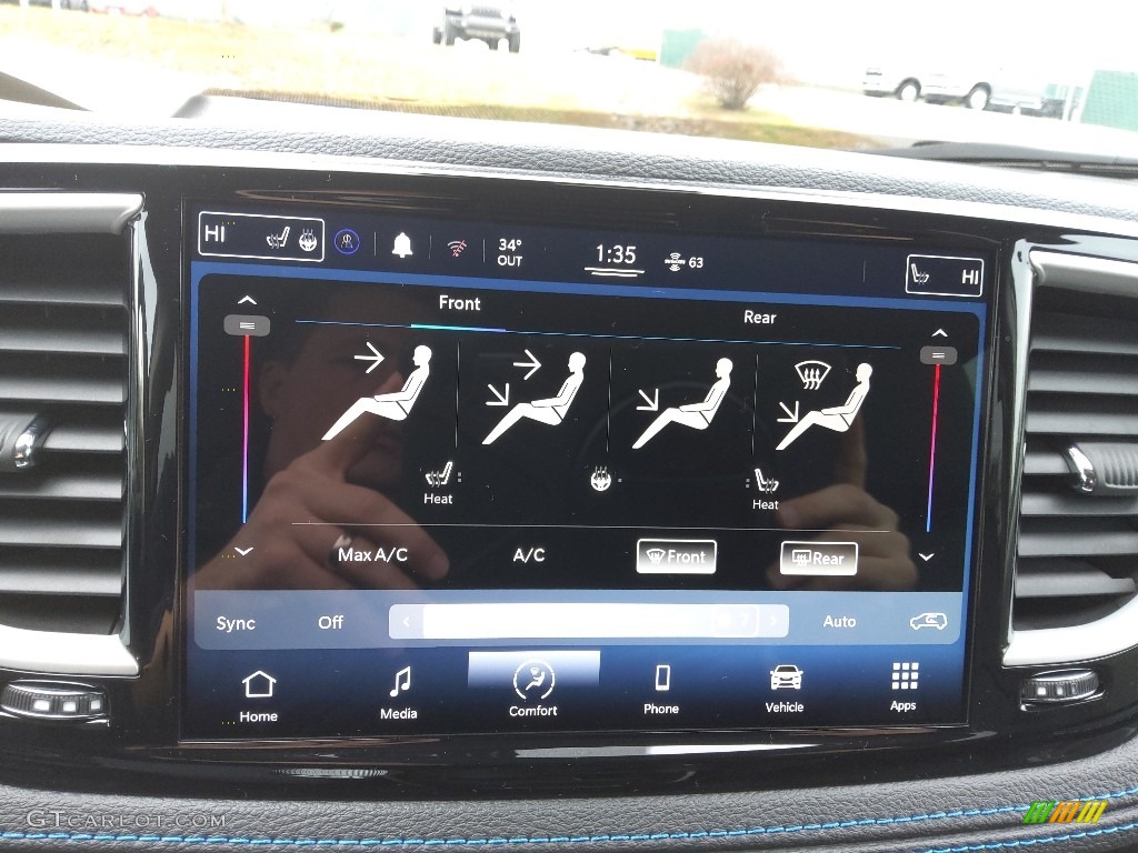 2021 Pacifica Touring L - Luxury White Pearl / Black/Alloy photo #25