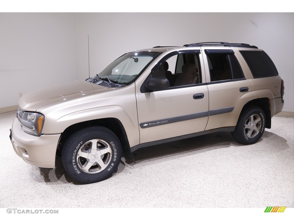 2004 TrailBlazer LS 4x4 - Sandstone Metallic / Light Cashmere photo #3