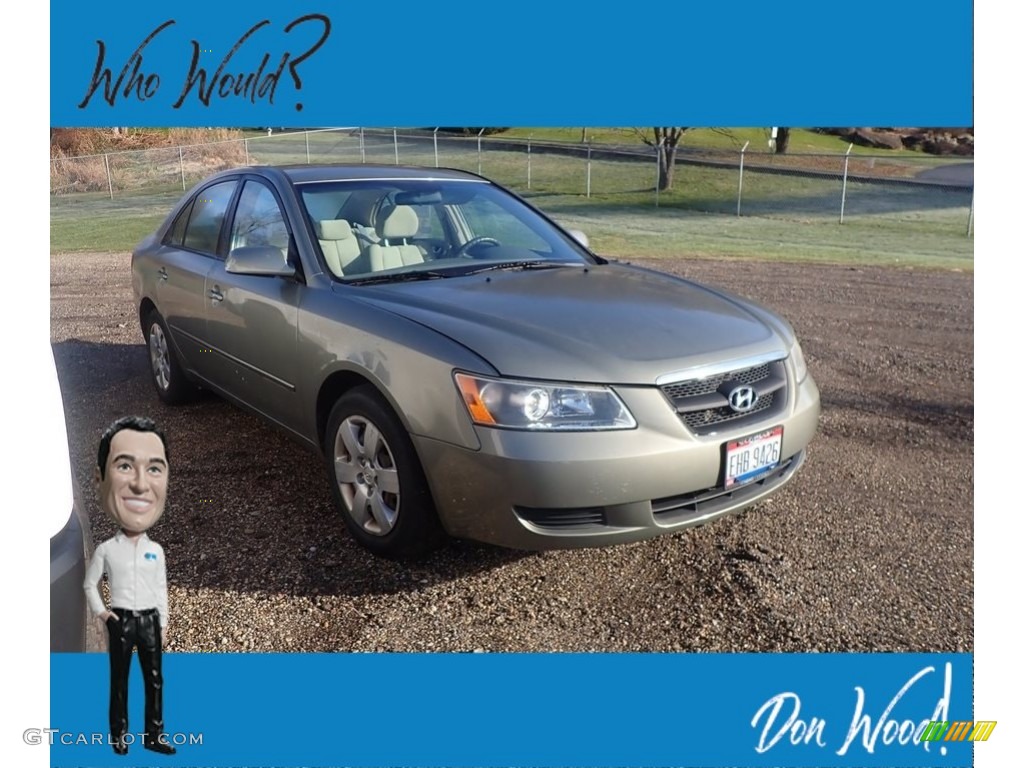 2008 Sonata GLS - Natural Khaki Green / Beige photo #1