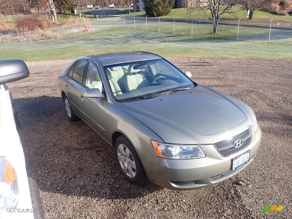2008 Sonata GLS - Natural Khaki Green / Beige photo #2