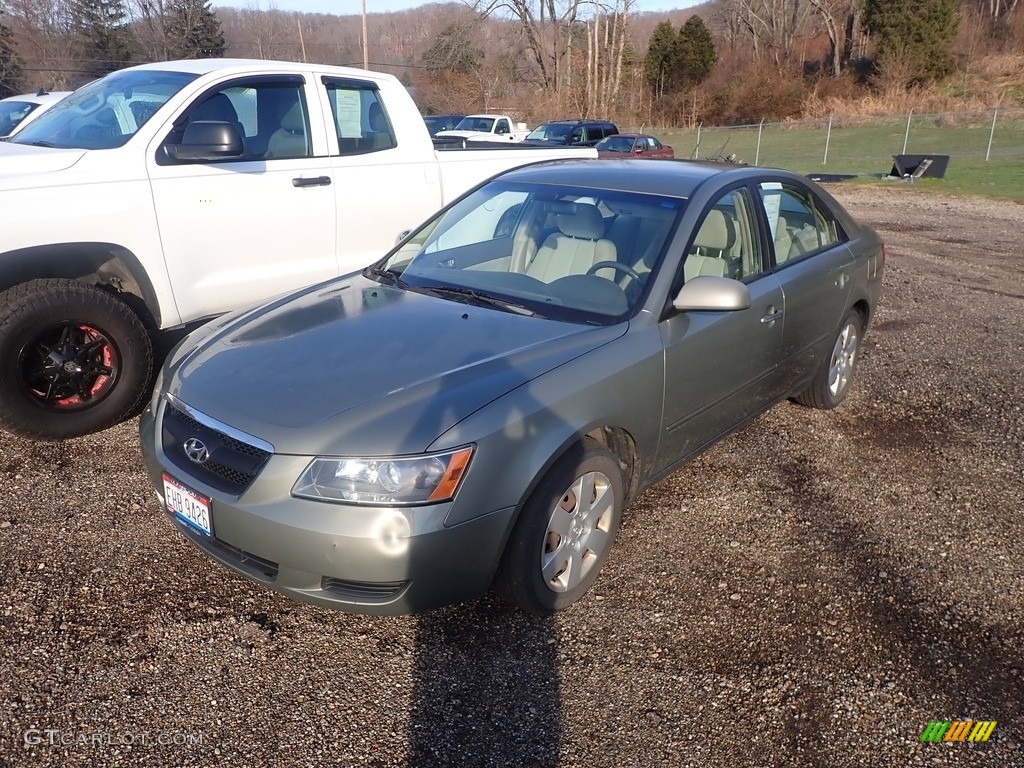 2008 Sonata GLS - Natural Khaki Green / Beige photo #7