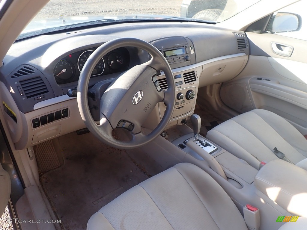 2008 Sonata GLS - Natural Khaki Green / Beige photo #13