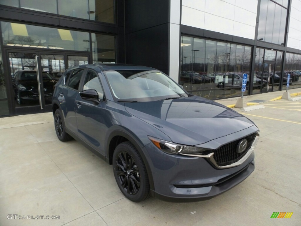 2021 CX-5 Carbon Edition AWD - Polymetal Gray / Red photo #1