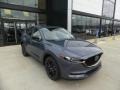 2021 Polymetal Gray Mazda CX-5 Carbon Edition AWD  photo #1