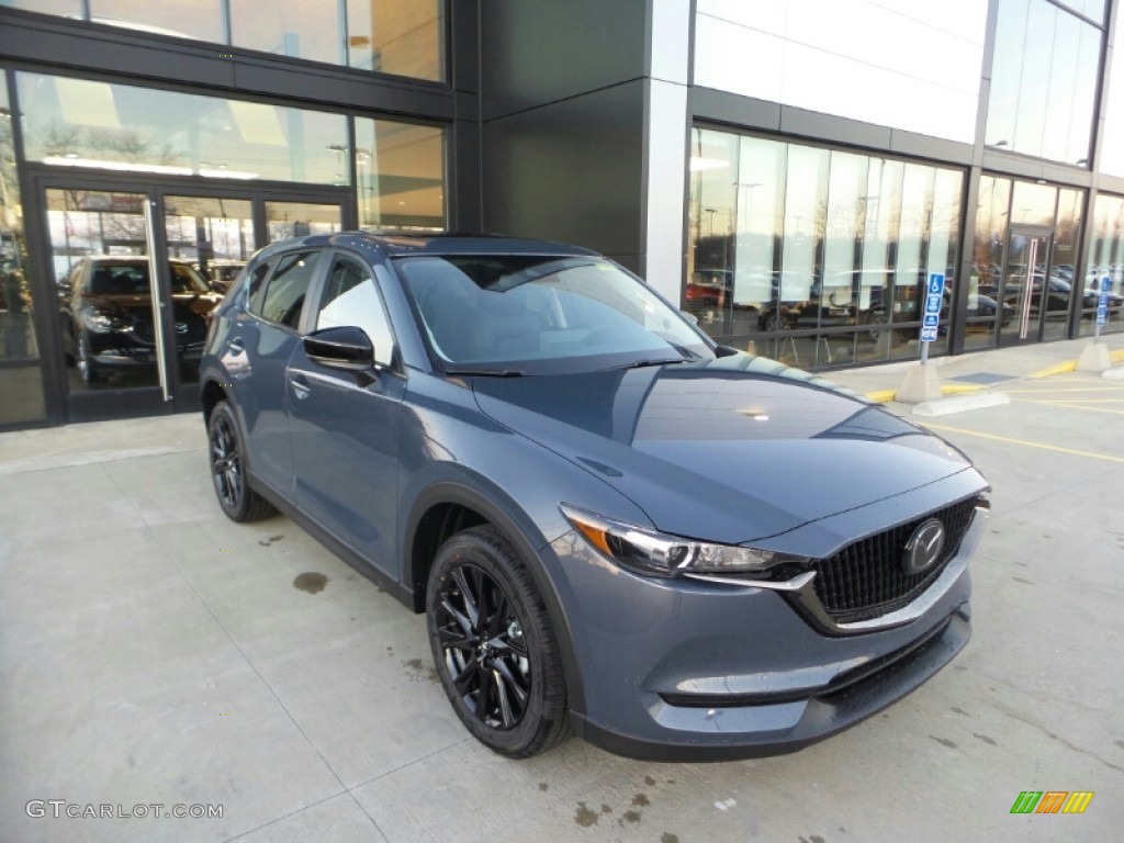 2021 CX-5 Carbon Edition Turbo AWD - Polymetal Gray / Black photo #1