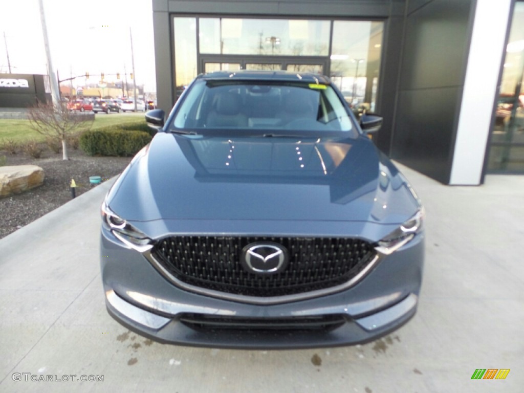 2021 CX-5 Carbon Edition Turbo AWD - Polymetal Gray / Black photo #2