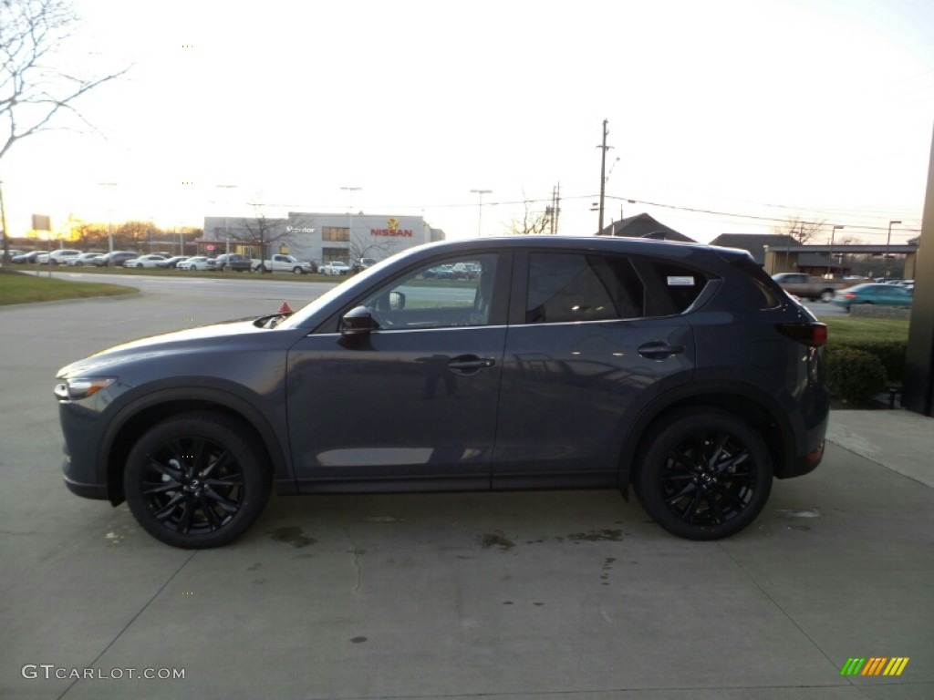 2021 CX-5 Carbon Edition Turbo AWD - Polymetal Gray / Black photo #6