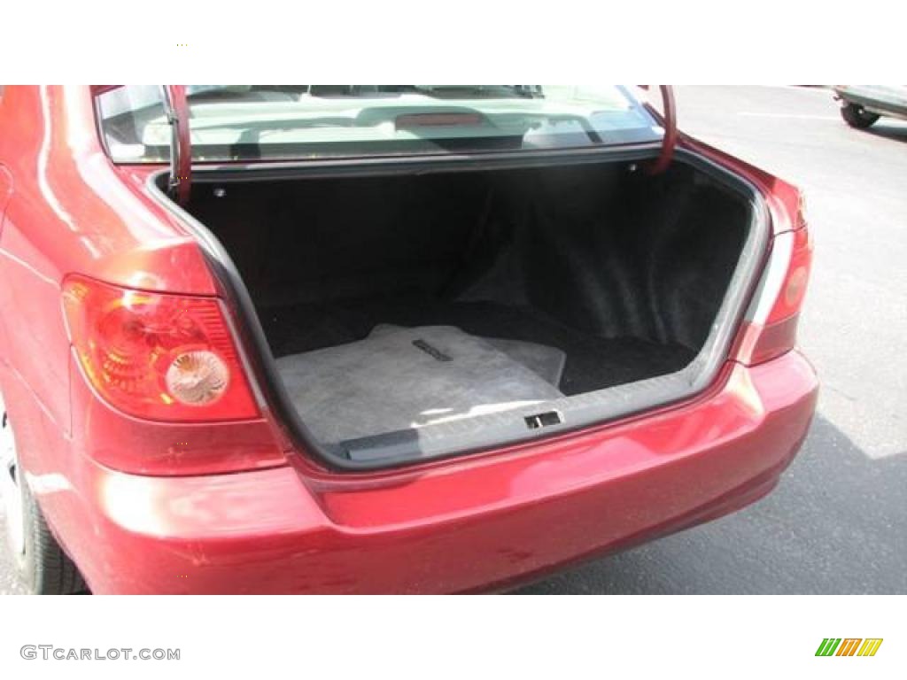 2007 Corolla LE - Impulse Red Pearl / Beige photo #6