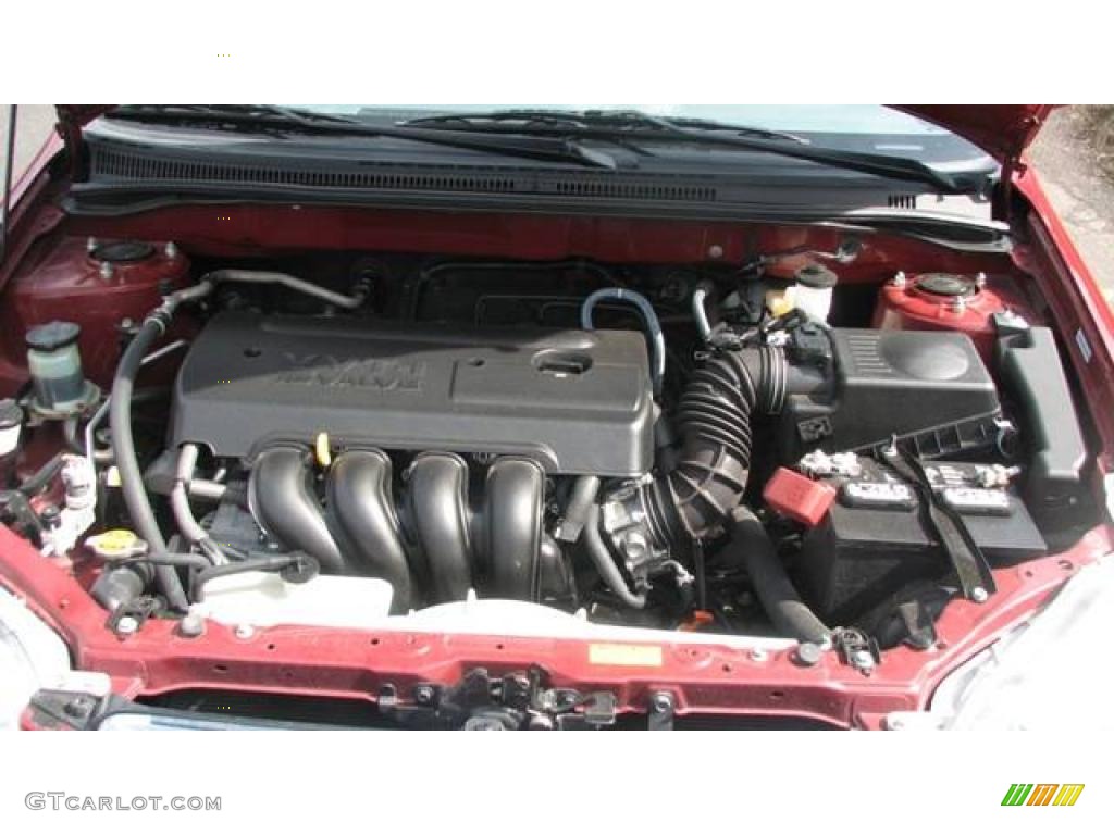 2007 Corolla LE - Impulse Red Pearl / Beige photo #7