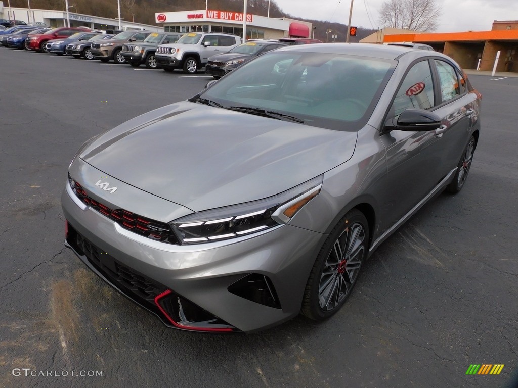 Steel Gray 2022 Kia Forte GT Exterior Photo #143453013