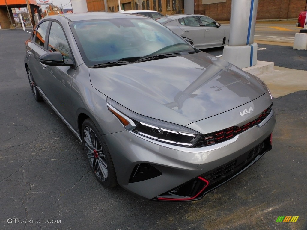 Steel Gray 2022 Kia Forte GT Exterior Photo #143453062