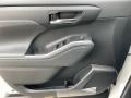 Black 2022 Toyota Highlander XLE AWD Door Panel