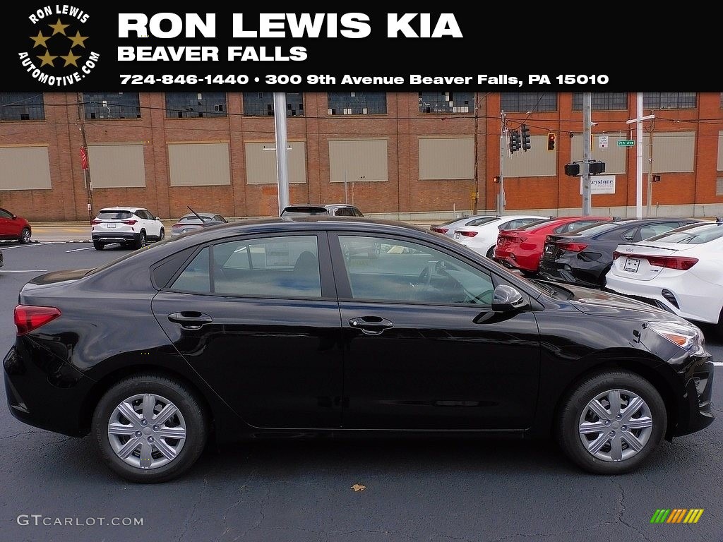 Aurora Black Kia Rio