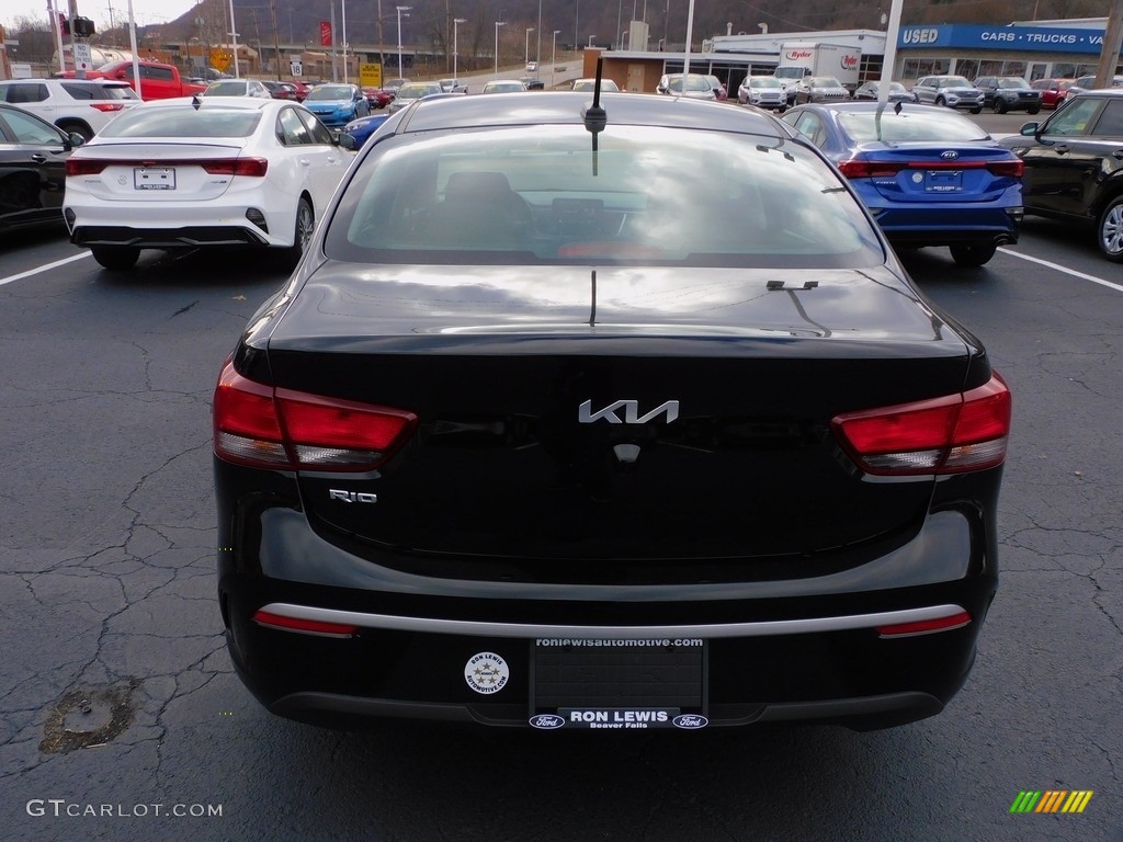 2022 Rio LX - Aurora Black / Black photo #3