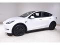Pearl White Multi-Coat 2021 Tesla Model Y Long Range AWD Exterior