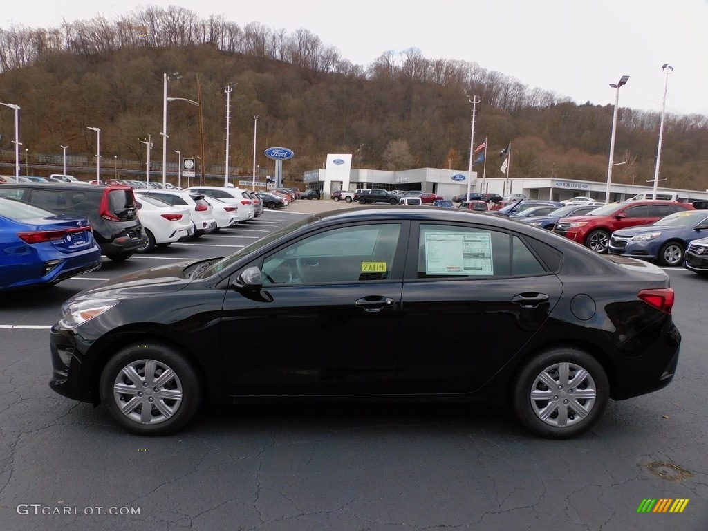 Black Interior 2022 Kia Rio LX Photo #143453463