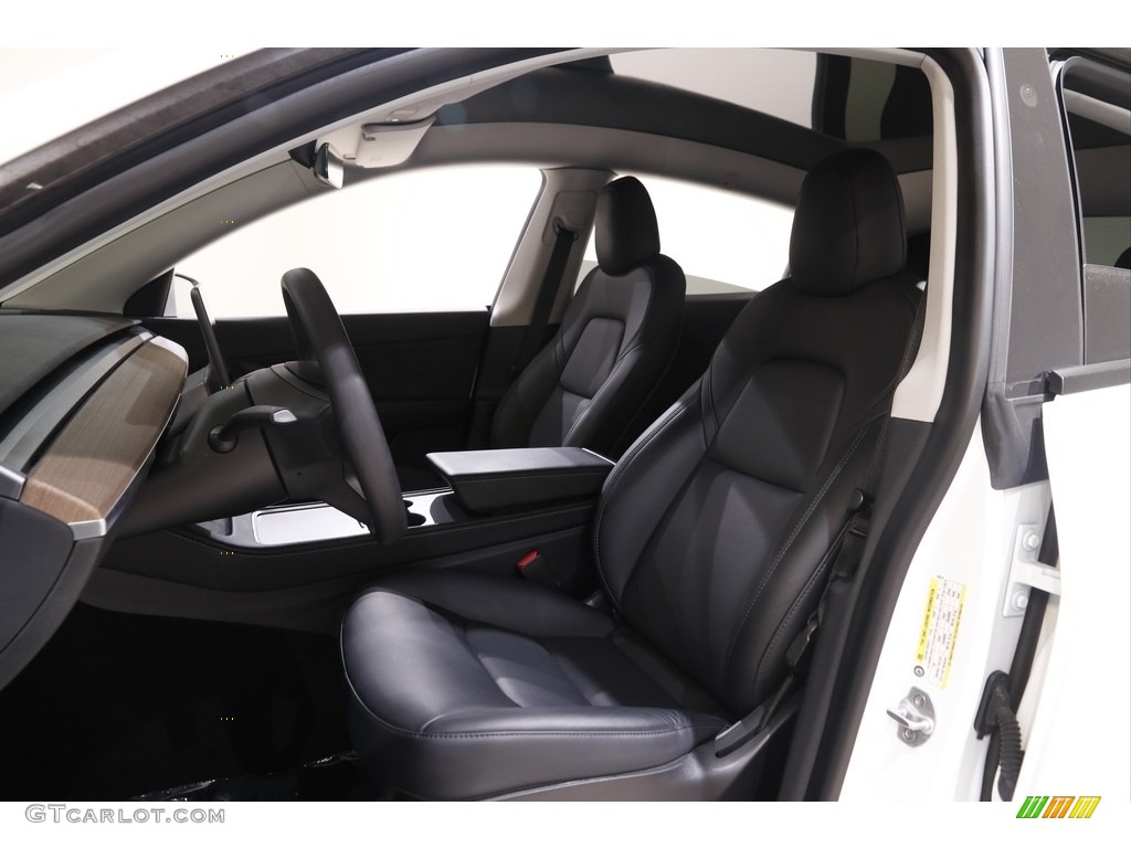 Black Interior 2021 Tesla Model Y Long Range AWD Photo #143453481