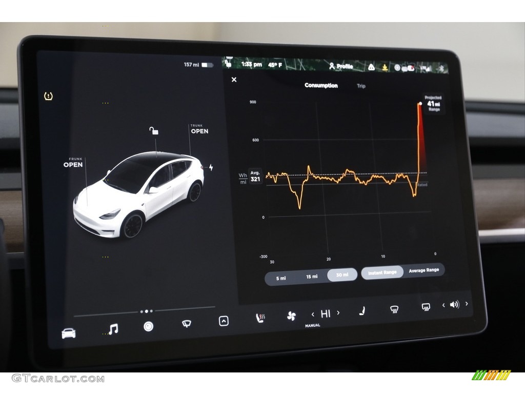 2021 Tesla Model Y Long Range AWD Controls Photo #143453580