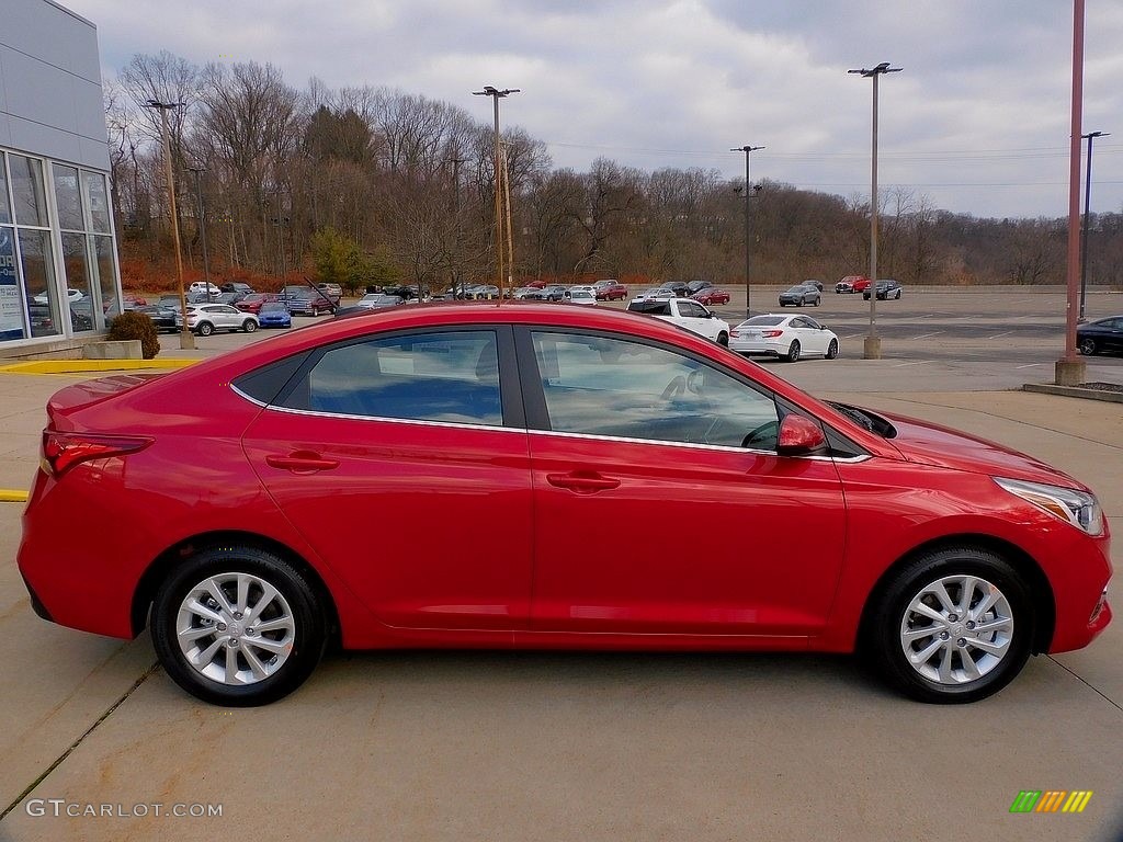 2022 Accent SEL - Pomegranate Red / Beige photo #1